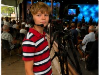 Matthew volunteering at church
